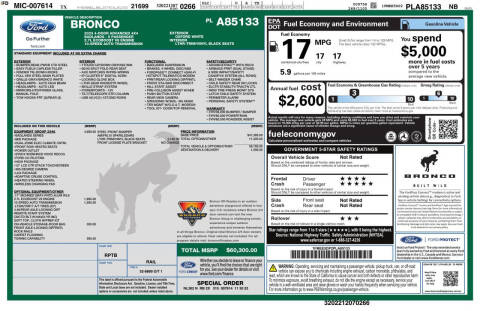 2023 Ford Bronco Badlands Advanced