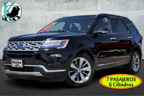 2018 Ford Explorer for sale at Kustom Carz in Pacoima CA
