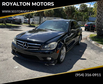 2014 Mercedes-Benz C-Class for sale at ROYALTON MOTORS in Plantation FL