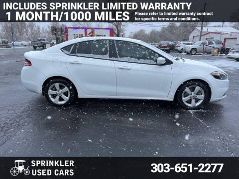 2016 Dodge Dart for sale at Sprinkler Used Cars in Longmont CO