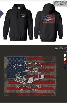 2021 The Ranch Llc HOODIES Hoodies for sale at The Ranch Auto Sales in Kansas City MO