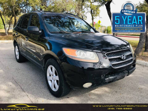 2007 Hyundai Santa Fe for sale at LUXURY UNLIMITED AUTO SALES in San Antonio TX