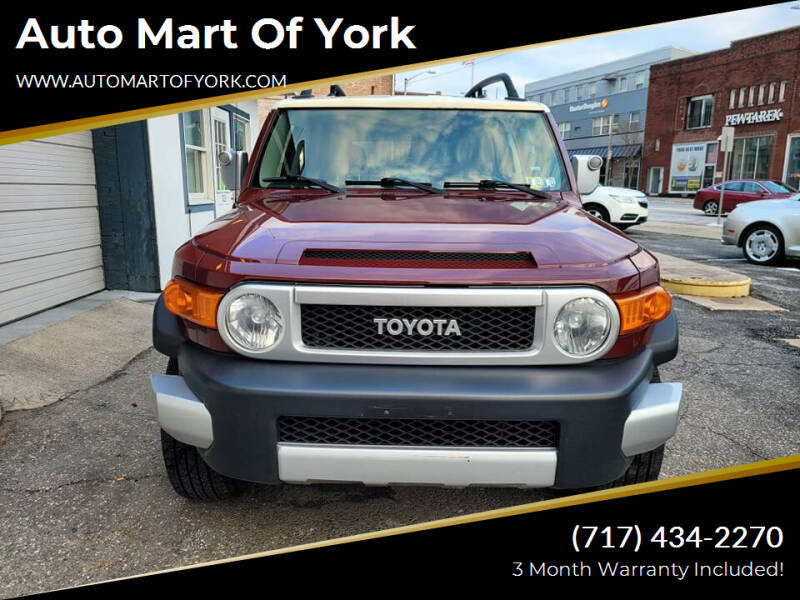 2008 Toyota FJ Cruiser for sale at Auto Mart Of York in York PA