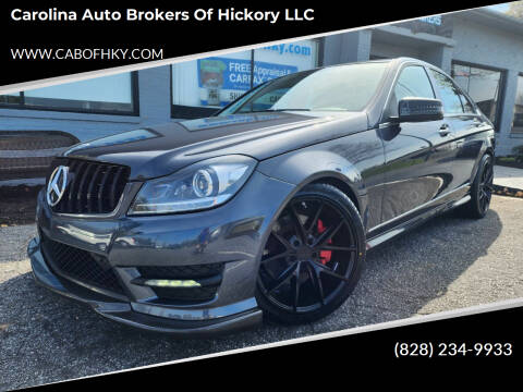 2013 Mercedes-Benz C-Class for sale at Carolina Auto Brokers of Hickory LLC in Newton NC