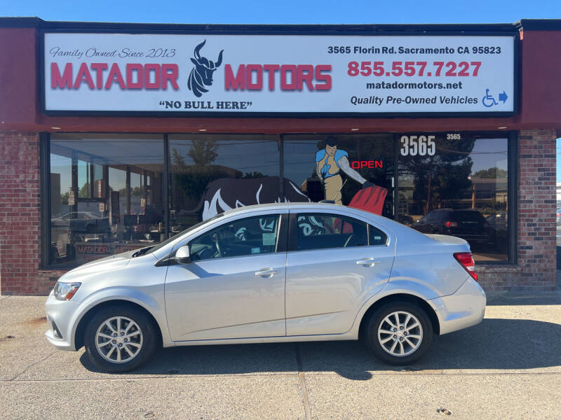 2017 Chevrolet Sonic for sale at Matador Motors in Sacramento CA