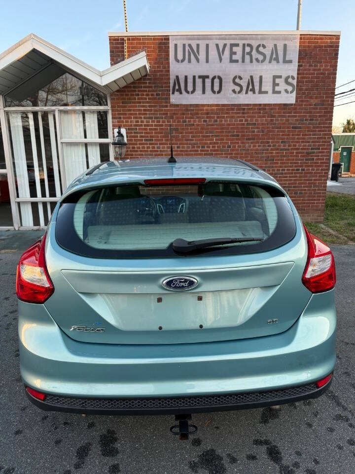 2012 Ford Focus for sale at Universal Auto Sales LLC in Burlington, NC