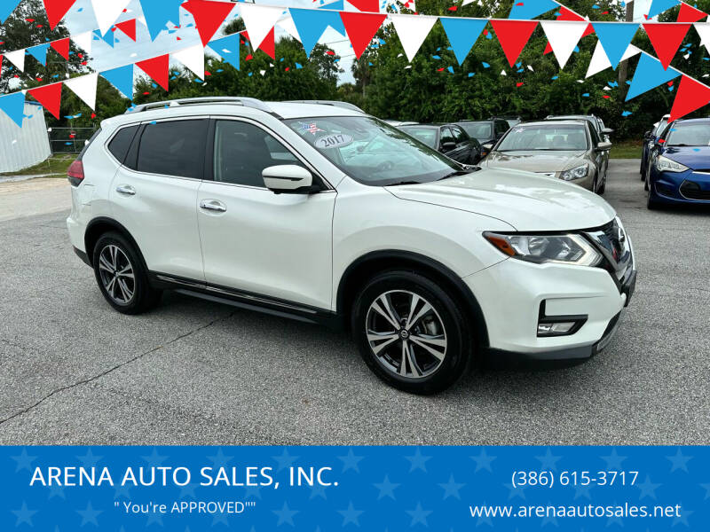 2017 Nissan Rogue for sale at ARENA AUTO SALES,  INC. in Holly Hill FL