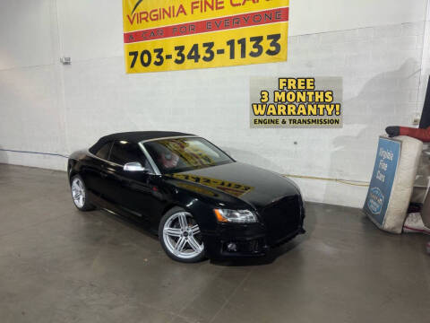 2011 Audi S5 for sale at Virginia Fine Cars in Chantilly VA