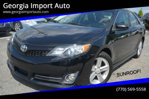 2012 Toyota Camry for sale at Georgia Import Auto in Alpharetta GA