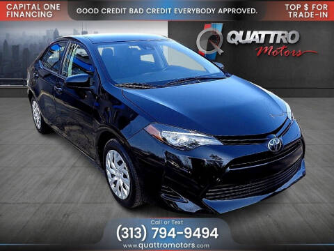 2018 Toyota Corolla for sale at Quattro Motors 2 - 1 in Redford MI
