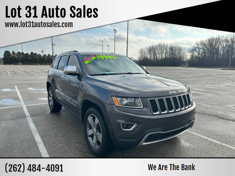 2016 Jeep Grand Cherokee for sale at Lot 31 Auto Sales in Kenosha WI