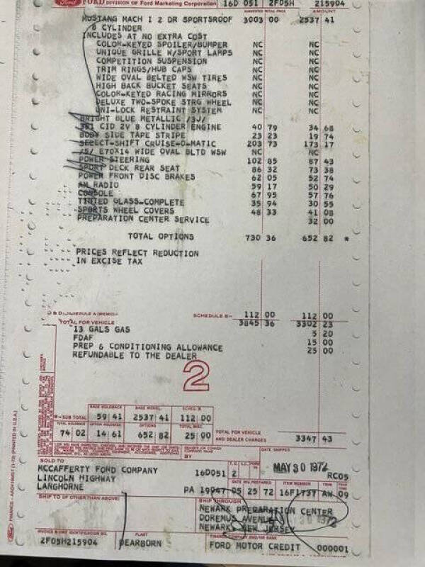 1972 Ford Mustang