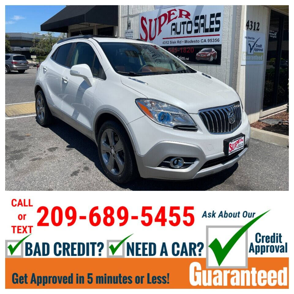 2014 Buick Encore for sale at Super Auto Sales Modesto in Modesto, CA