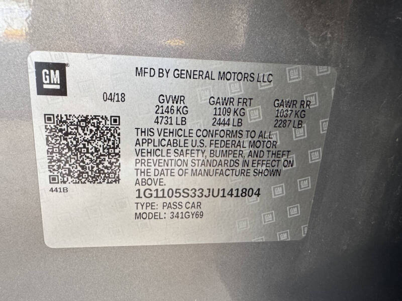 2018 Chevrolet Impala LT