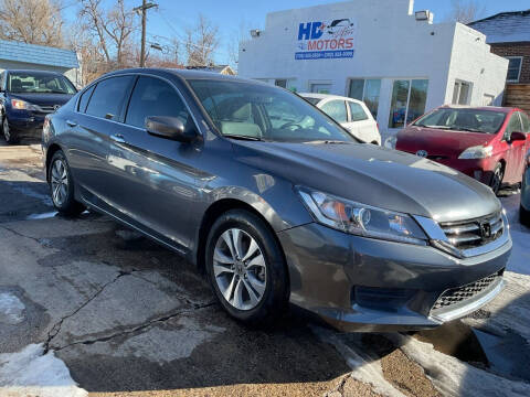 2015 Honda Accord for sale at HD Plus Motors in Denver CO