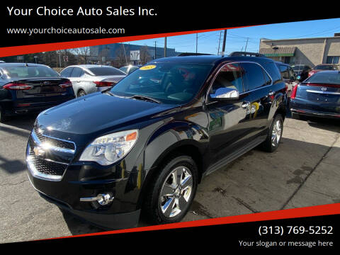 2015 Chevrolet Equinox for sale at Your Choice Auto Sales Inc. in Dearborn MI
