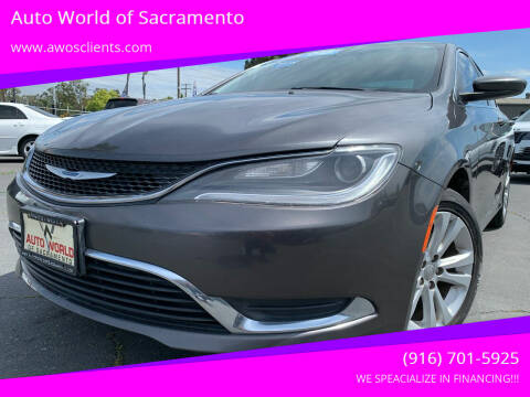 2015 Chrysler 200 for sale at Auto World of Sacramento in Sacramento CA