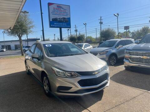 2018 Chevrolet Cruze for sale at Magic Auto Sales in Dallas TX
