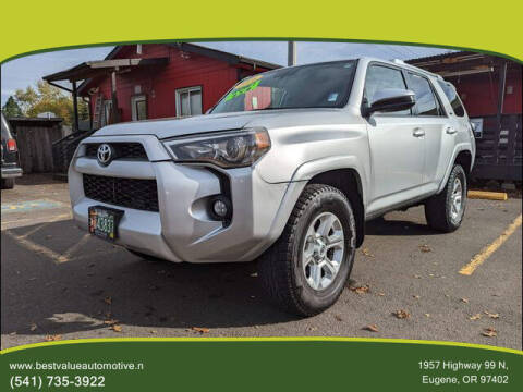 2016 Toyota 4Runner for sale at Best Value Automotive in Eugene OR