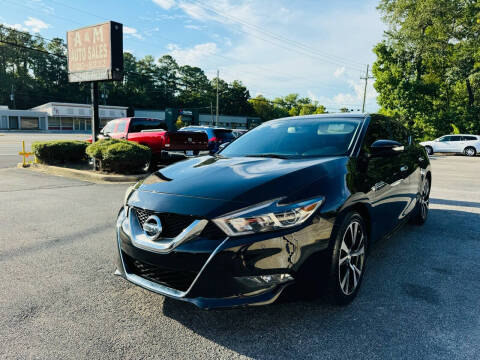 2018 Nissan Maxima for sale at A & M Auto Sales, Inc in Alabaster AL