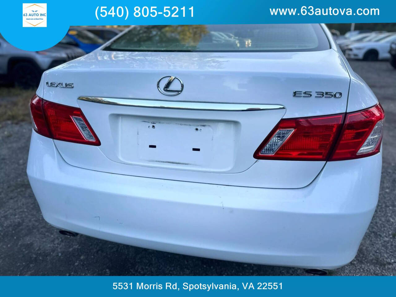 2009 Lexus ES 350 for sale at 63 Auto Inc in Spotsylvania, VA