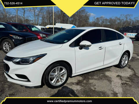 2016 Chevrolet Cruze for sale at Certified Premium Motors in Lakewood NJ