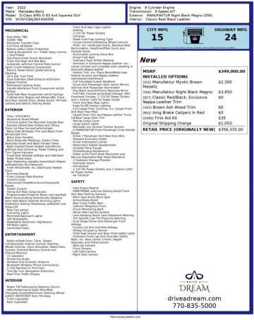 2022 Mercedes-Benz G-Class AMG G 63 4x4 Squared