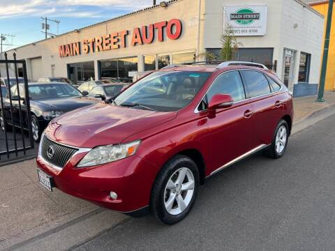 2010 Lexus RX 350 for sale at Main Street Auto in Vallejo CA