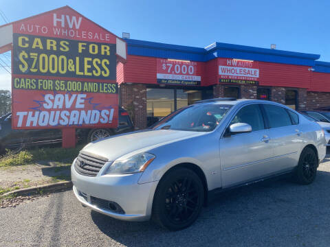 2006 Infiniti M35 for sale at HW Auto Wholesale in Norfolk VA
