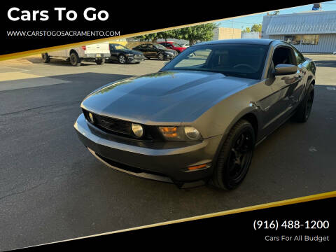 2010 Ford Mustang for sale at Cars To Go in Sacramento CA