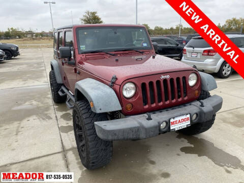 2012 Jeep Wrangler Unlimited for sale at Meador Dodge Chrysler Jeep RAM in Fort Worth TX