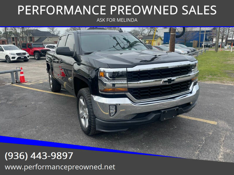 2018 Chevrolet Silverado 1500 for sale at PERFORMANCE PREOWNED SALES in Conroe TX
