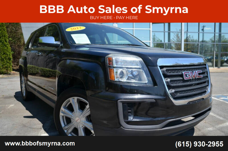 2017 GMC Terrain for sale at BBB Auto Sales of Smyrna in Smyrna TN