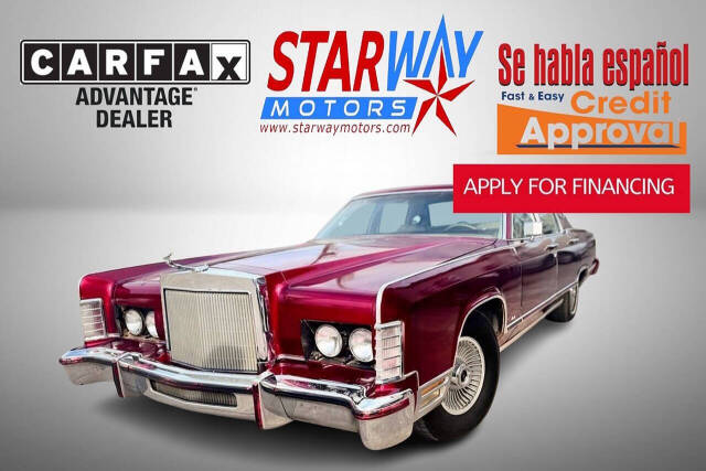 1978 Lincoln Town Car for sale at Starway Motors in Houston, TX