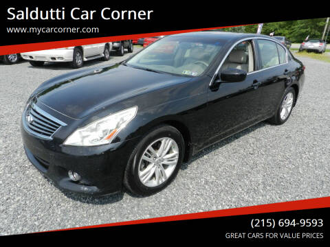2010 Infiniti G37 Sedan for sale at Saldutti Car Corner in Gilbertsville PA