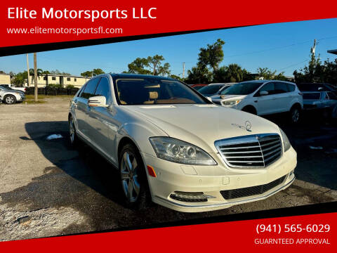 2013 Mercedes-Benz S-Class for sale at Elite Motorsports LLC in Saint Petersburg FL