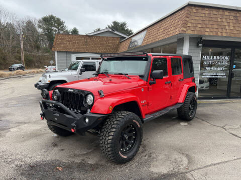 2017 Jeep Wrangler Unlimited for sale at Millbrook Auto Sales in Duxbury MA
