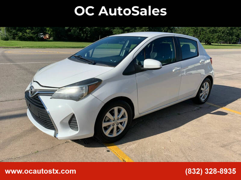 2015 Toyota Yaris for sale at OC AutoSales in Pearland TX