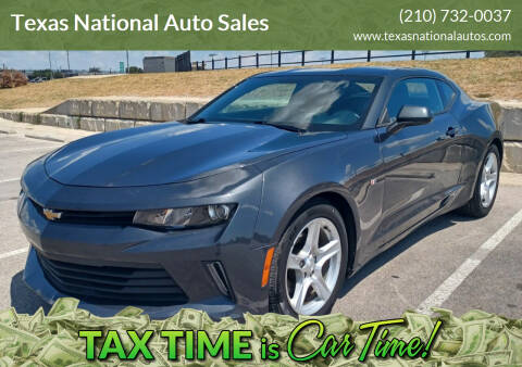 2016 Chevrolet Camaro for sale at Texas National Auto Sales in San Antonio TX