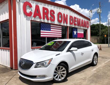 2015 Buick LaCrosse for sale at Cars On Demand 3 in Pasadena TX