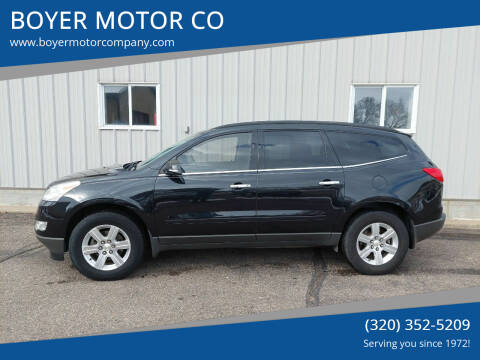 2012 Chevrolet Traverse for sale at BOYER MOTOR CO in Sauk Centre MN