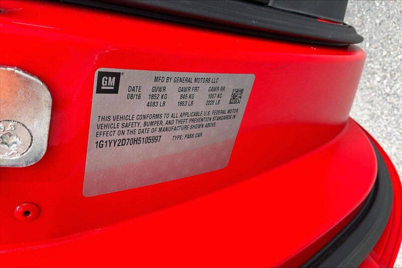 2017 Chevrolet Corvette Grand Sport