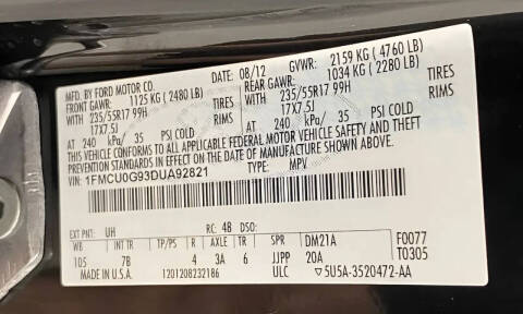 2013 Ford Escape SE