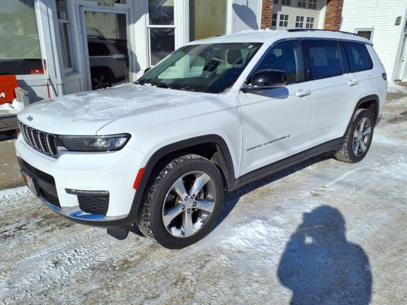 Used 2021 Jeep Grand Cherokee L Limited with VIN 1C4RJKBG2M8162889 for sale in Sand Creek, WI