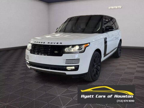 2014 Land Rover Range Rover for sale at Hyatt Cars of Houston in Houston TX