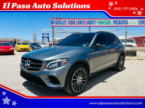 2017 Mercedes-Benz GLC for sale at El Paso Auto Solutions in El Paso TX