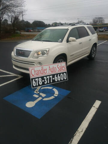 2012 GMC Acadia for sale at Chandler Auto Sales - ABC Rent A Car in Lawrenceville GA