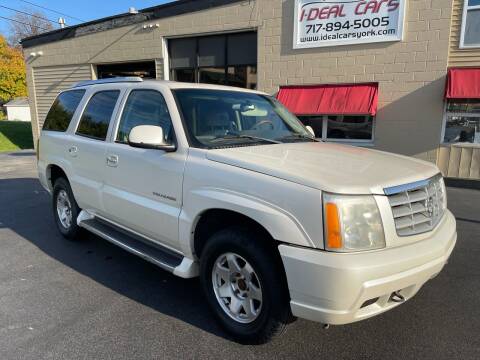 2002 Cadillac Escalade for sale at I-Deal Cars LLC in York PA