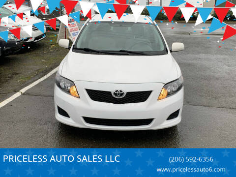 2009 Toyota Corolla for sale at PRICELESS AUTO SALES LLC in Auburn WA