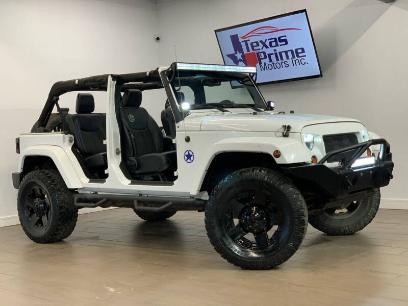 2013 Jeep Wrangler Unlimited for sale at Texas Prime Motors in Houston TX